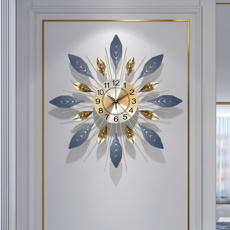 Flower Clock 55X20 CM 1 Environmentally friendly material, no need for punching Flower Clock 55X20 CM 1 Environmentally friendly material, no need for punching